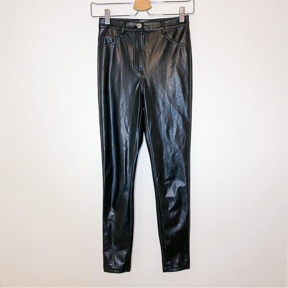 Aritzia Wilfred Free Faux Leather Pants - Picture 3 of 7